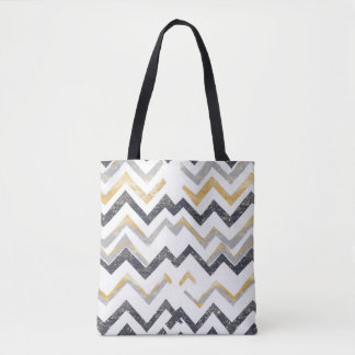 Sac fourre-tout Motif Zigzag - élégant et unique