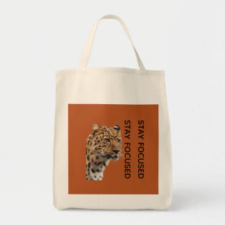 Sac fourre-tout motivation Tigre Restez Concentré