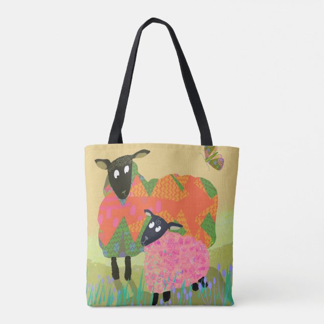 Sac fourre-tout mouton mignon (Dos)