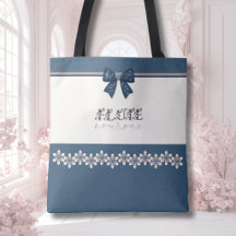 Sac fourre-tout musical en forme de flûte avec un 
