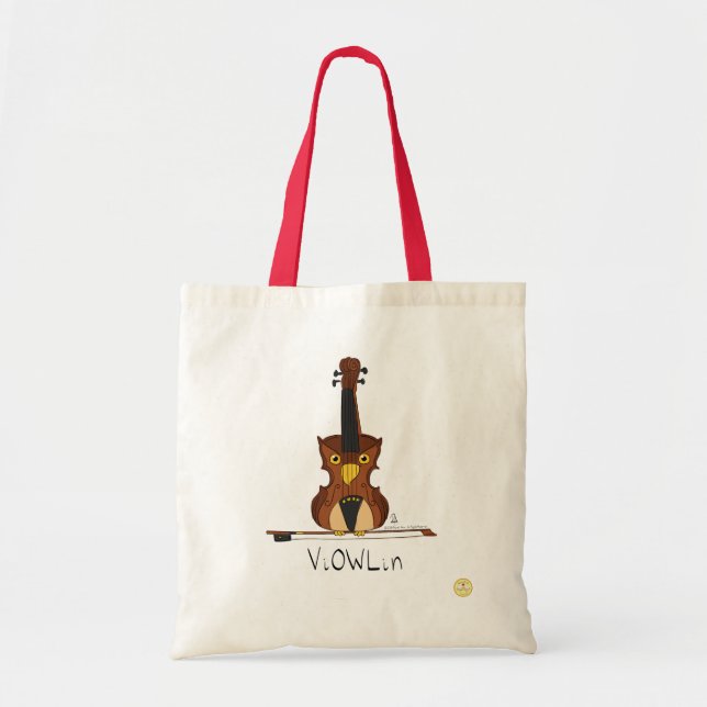Sac fourre-tout musical ViOWLin Violin Owl (Devant)