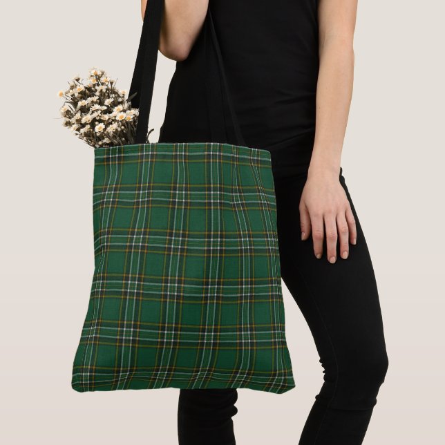 Sac fourre-tout national irlandais Clan Tartan (De près)