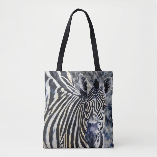 Sac fourre-tout naturel sauvage de Zebra (Devant)