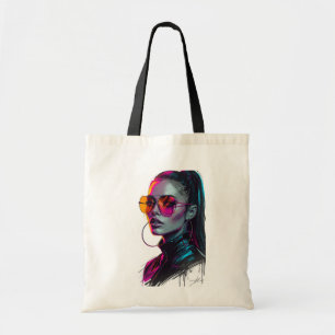Sac fourre-tout Neon Diva – Conception d'art de ru