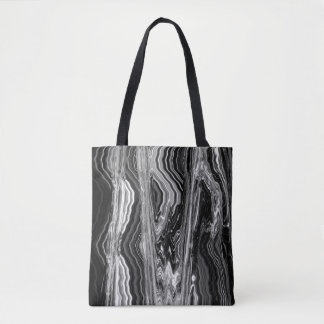 Sac fourre-tout noir à roche par l'artiste C.L.