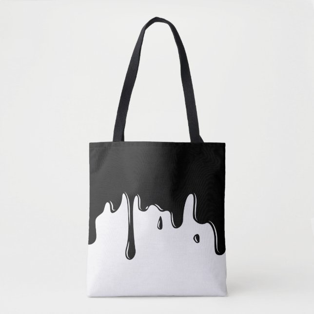 Sac fourre-tout noir de égouttement à boue (Devant)
