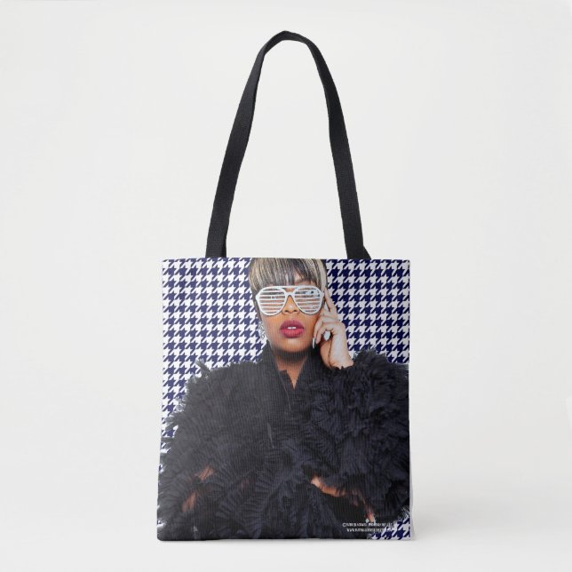 Sac fourre-tout noir et blanc (Devant)