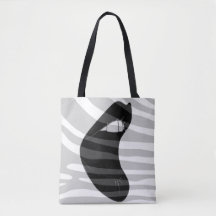 Sac fourre-tout noir et gris