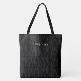 Sac fourre-tout noir moderne et chic