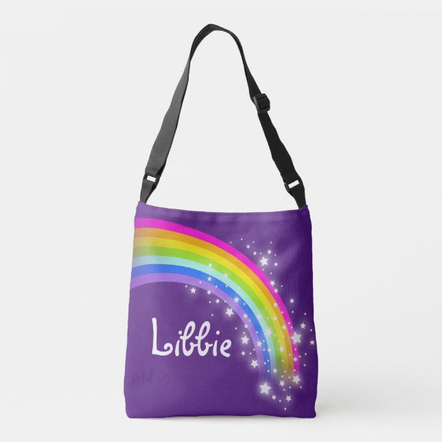 Sac fourre-tout nommé à filles pourpres (Dos)