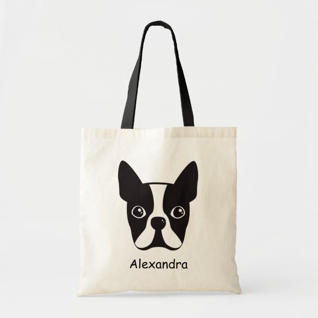 Sac fourre-tout nommé fait sur commande à chien de (Devant)