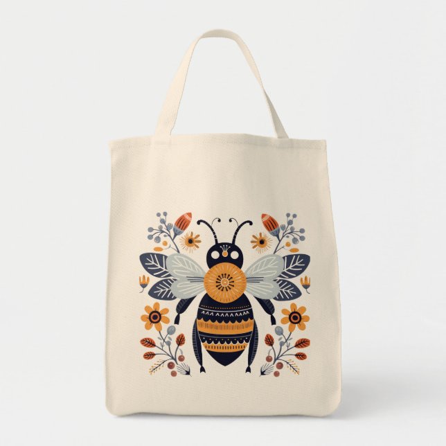 Sac fourre-tout nordique de l'abeille (Devant)