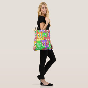 Sac fourre-tout Nounours coloré