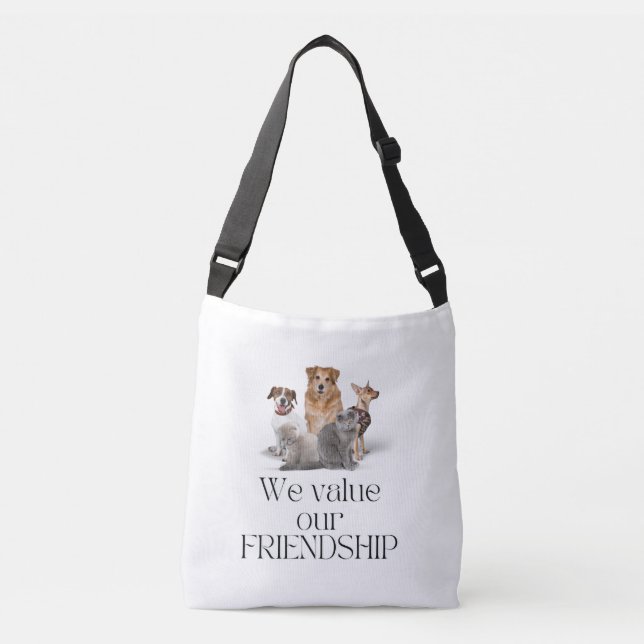 Sac fourre-tout - nous valorisons notre amitié (Devant)