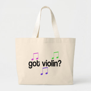Sac fourre-tout obtenu à musique de violon