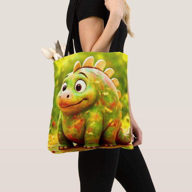 Sac fourre-tout OddFriends Cute Dino (De près)