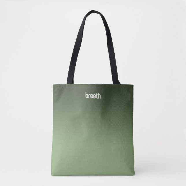 Sac fourre-tout Ombre Vert - Couleur Douce, Esprit (Devant)