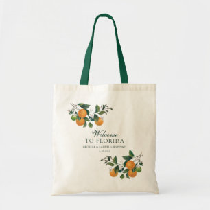Sac fourre-tout orange à mariage de fruit et de