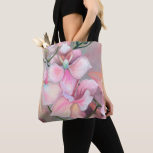 Sac fourre-tout Orchidées roses