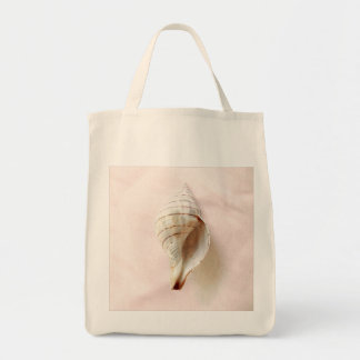 Sac fourre-tout organique à coquillage assez rose