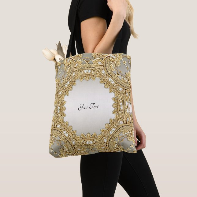 Sac fourre-tout Ornat Or (De près)