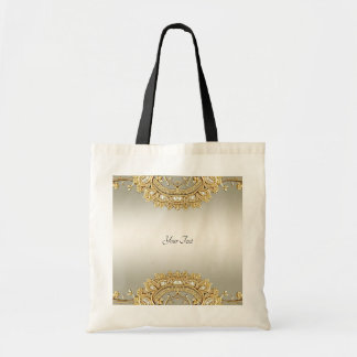 Sac fourre-tout orné doré