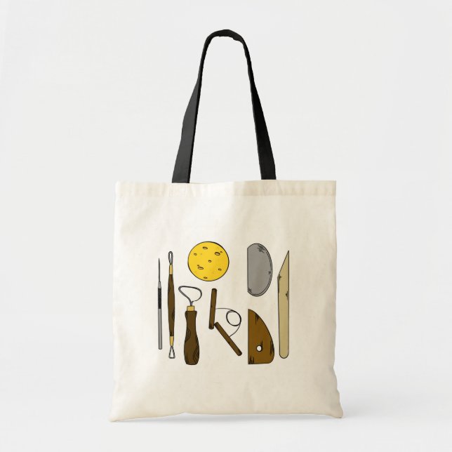 Sac fourre-tout Outils de poterie (Devant)