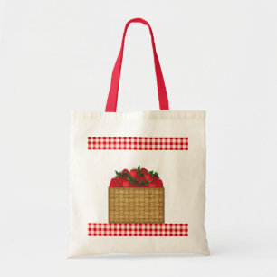 Sac fourre-tout panier fraise