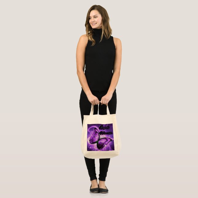 Sac fourre-tout papillon Lupus Warrior (Devant (modèle))