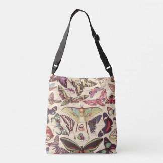 Sac fourre-tout papillon Vintage avec poignée régl