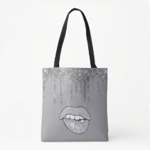 Sac fourre-tout Parties scintillant argent