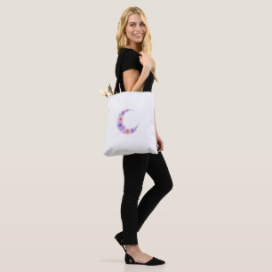 Sac fourre-tout Pastel Floral Moon - Sorcière Kawa
