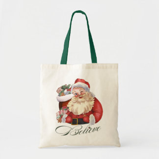 Sac fourre-tout Père Noël vintage