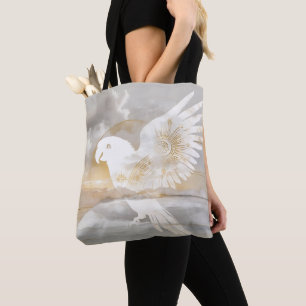 Sac fourre-tout Perroquet Gardien Tissé de Rêves