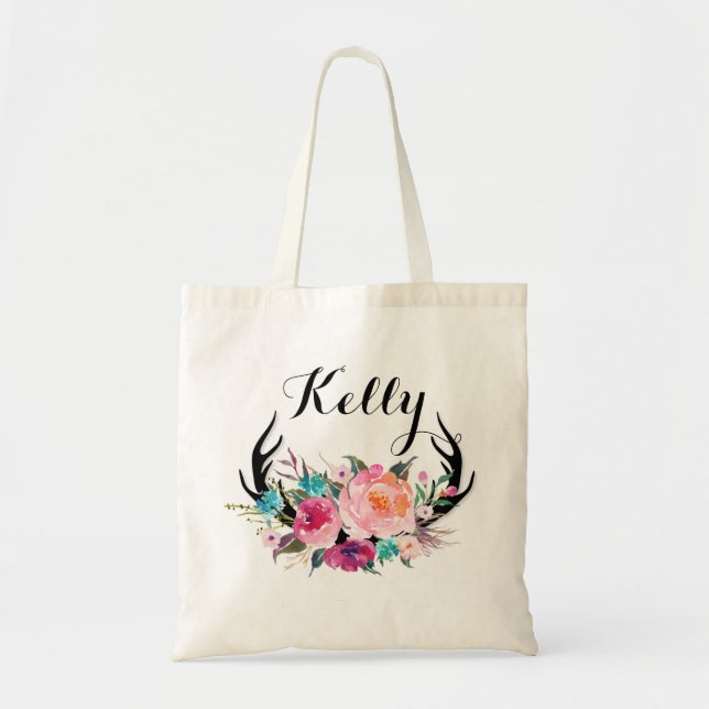 Sac fourre-tout personnalisé à demoiselle (Devant)