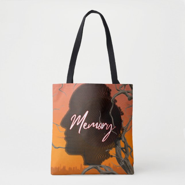 Sac fourre-tout personnalisé à silhouette artistiq (Devant)