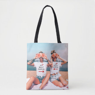 Sac fourre-tout personnalisé avec photo d'amitié