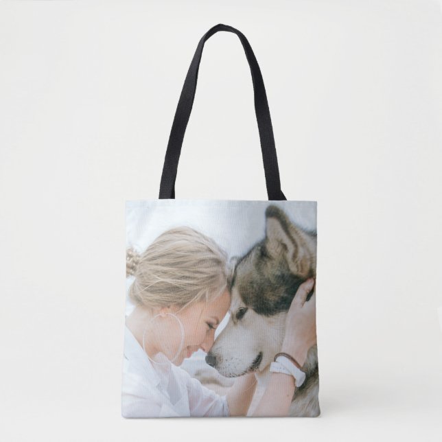 Sac fourre-tout personnalisé avec photo double fac (Devant)