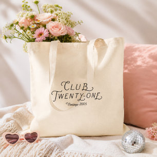 Sac fourre-tout personnalisé Club Twenty-One