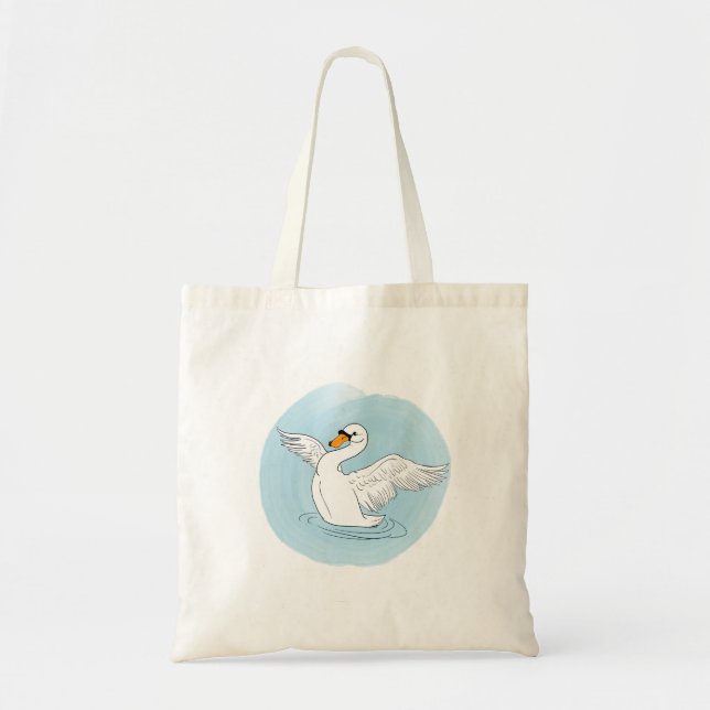 Sac fourre-tout personnalisé Cygne (Devant)