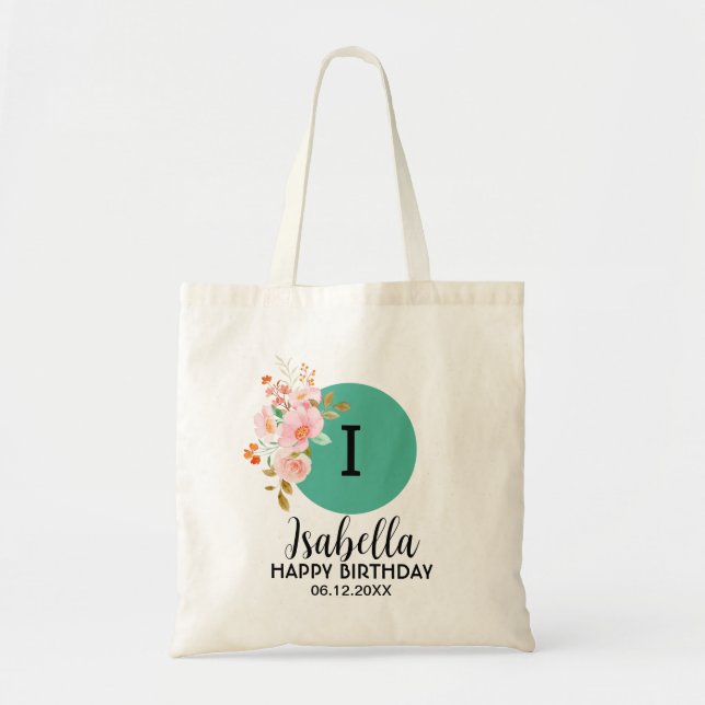Sac fourre-tout personnalisé d'anniversaire (Devant)