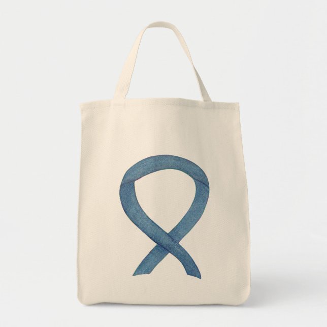 Sac fourre-tout personnalisé du ruban de sensibili (Devant)