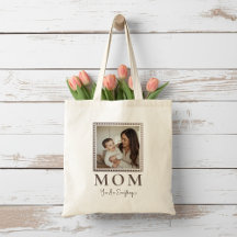 Sac fourre-tout personnalisé moderne avec photo de