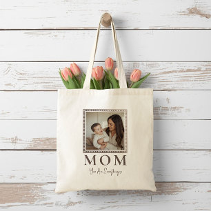 Sac fourre-tout personnalisé moderne avec photo de