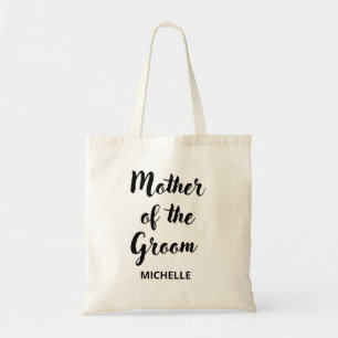 Sac fourre-tout personnalisé noir pour la mère du