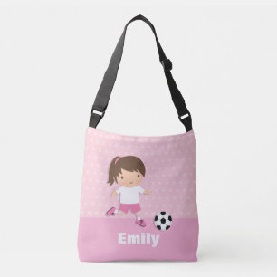 Sac fourre-tout personnalisé par rose à fille de