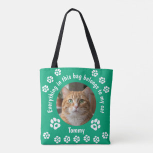 Sac fourre-tout personnalisé pour amateur de chats