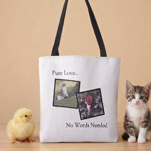 Sac fourre-tout personnalisé pour amoureux des ani