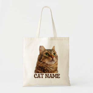 Sac fourre-tout personnalisé pour chat avec photo 