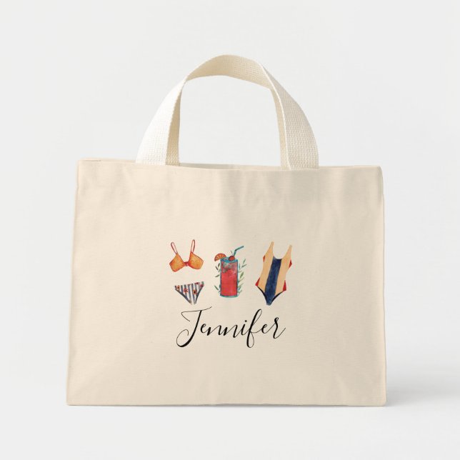 Sac fourre-tout personnalisé pour l'enterrement de (Devant)